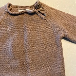 Brown knit sweater